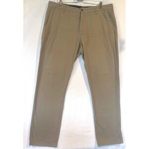Volcom Frickin Modern Stretch Chino Pants Mens 38 Khaki Tan A1111601 Skateboard